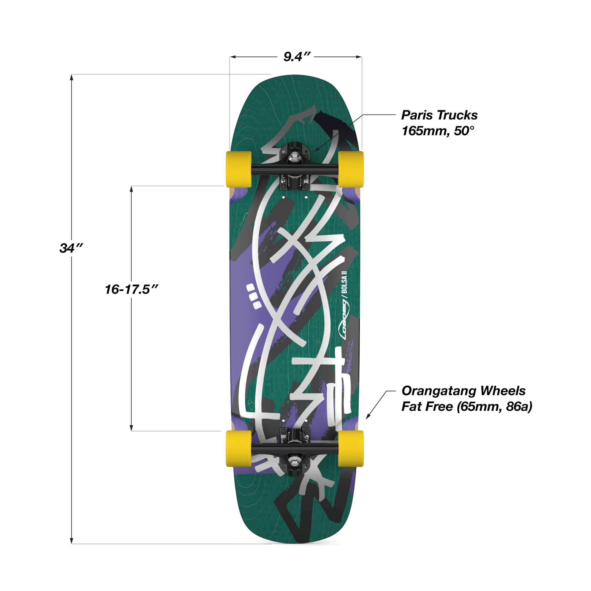 Loaded Bolsa II | Longboard Complete